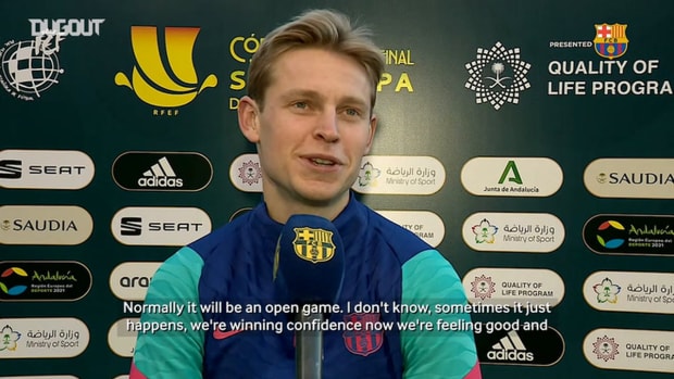 Frenkie de Jong: 'We are winning confidence'